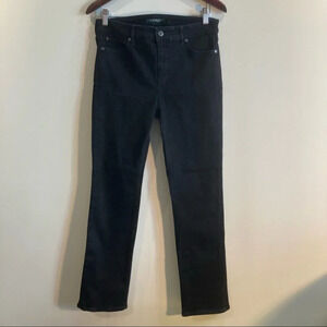 RALPH LAUREN RLR Sz 8 Premier Straight Black  Jeans